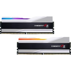 G.Skill DIMM 64 GB DDR5-5600 (2x 32 GB) Dual-Kit, Arbeitsspeicher(silber, F5-5600J2834F32GX2-TZ5RS, Trident Z RGB, INTEL XMP)