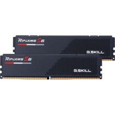 G.Skill DIMM 64 GB DDR5-6000 (2x 32 GB) Dual-Kit, Arbeitsspeicher(schwarz, F5-6000J3238G32GX2-RS5K, Ripjaws S5, INTEL XMP)