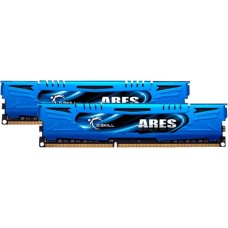 G.Skill DIMM 8 GB DDR3-1600 (2x 4 GB) Dual-Kit, Arbeitsspeicher(blau, F3-1600C9D-8GAB, Ares, INTEL XMP, Lite Retail)