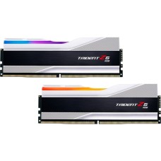 G.Skill DIMM 96 GB DDR5-6400 (2x 48 GB) Dual-Kit, Arbeitsspeicher(silber, F5-6400J3239F48GX2-TZ5RS, Trident Z5 RGB, INTEL XMP)