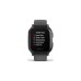 Garmin Venu Sq, Smartwatch(dunkelgrau, Schieferfarbenes Silikonarmband)