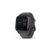 Garmin Venu Sq, Smartwatch(dunkelgrau, Schieferfarbenes Silikonarmband)