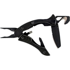 Gerber Multitool Crucial Black, Strap Cutter(schwarz, 7 Tools)