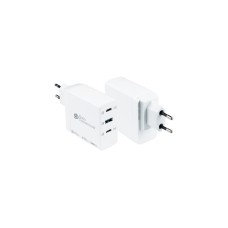 Good Connections USB-Schnellladegerät 100 Watt, 3-Port(weiß, GaN-Technologie, PD 3.0, QC 4+)
