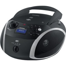 Grundig GRB 4000, CD-Player(schwarz/silber, FM/DAB+ Radio, CD-R/RW, Bluetooth)