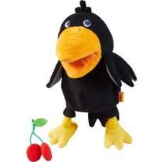 HABA Handpuppe Rabe Theo, Spielfigur(30 cm)