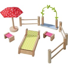 HABA Little Friends - Möbel Garten, Puppenmöbel