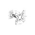 HAGOR BL Full Motion 200, Wandhalterung(schwarz)