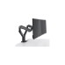 HAGOR HA Gasliftarm Medium Dual, Monitorhalterung(dunkelgrau)