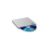 HLDS GP70NS50 SLIM, externer DVD-Brenner(silber, extern, USB 2.0, 5,25