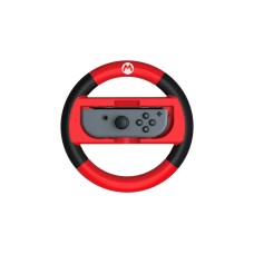 HORI Mario Kart 8 Deluxe Joy-Con Lenkrad Mario, Halterung(rot/schwarz)