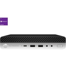 HP EliteDesk 800 G4 MP Generalüberholt, Mini-PC(schwarz/silber, Windows 10 Pro 64-Bit)