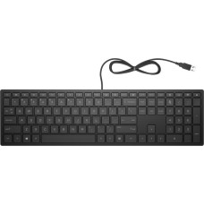 HP Pavilion kabelgebundene Tastatur 300(schwarz, DE-Layout)