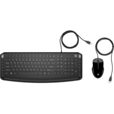 HP Pavillon Tastatur und Maus 200, Desktop-Set(schwarz, DE-Layout)