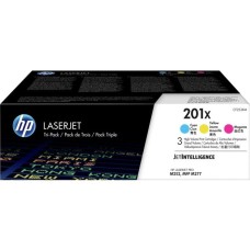 HP Toner 3er-Pack 410X(cyan, magenta, gelb)