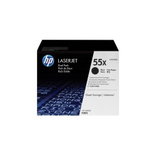 HP Toner schwarz 55X (CE255XD)(Doppelpack)