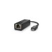 RJ-45 Buchse(schwarz, 10cm, Gigabit LAN 10/100/1.000 Mbit/s)