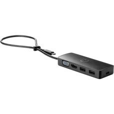 HP USB-C Reisehub G2, Dockingstation(schwarz, USB-A, HDMI, VGA)