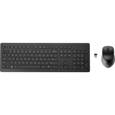 HP Wireless Rechargeable 950MK Maus und Tastatur, Desktop-Set(schwarz, DE-Layout, Scissor-Switch)