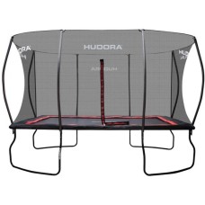 HUDORA 4Square Trampolin 244x366, Fitnessgerät(schwarz/rot)