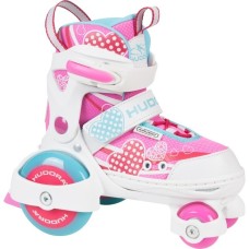HUDORA My First Quad Girl, Gr. 30-33, Rollschuhe(pink/weiß)