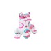 HUDORA My First Quad Girl, Gr. 30-33, Rollschuhe(pink/weiß)