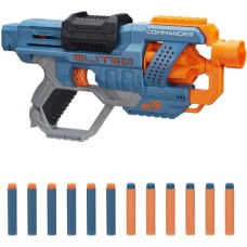 Hasbro Nerf Elite 2.0 Commander RD-6, Nerf Gun(blaugrau/orange)