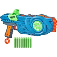 Hasbro Nerf Elite 2.0 Flipshots Flip-8, Nerf Gun(blaugrau/orange)