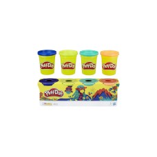 Hasbro Play-Doh 4er-Farbenpack Wild, Kneten(4 112g-Dosen)