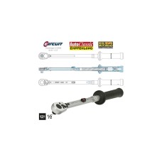 Hazet Drehmomentschlüssel 6122-1 CT, 1/2"(silber/schwarz, mit Umschaltknarre)