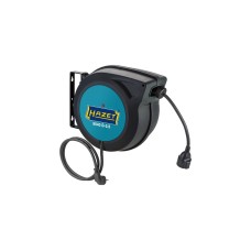 Hazet Elektrokabelaufroller 9040 D-2.5, Kabeltrommel(schwarz/blau, 20 + 1,5 Meter)