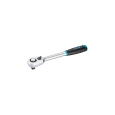 Hazet HiPer Feinzahn-Umschaltknarre 916HPS, 1/2"(schwarz/blau, Betätigungswinkel 4°, Sicherheitsverriegelung)