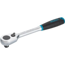 Hazet HiPer Feinzahn-Umschaltknarre 916HP, 1/2"(schwarz/blau, Betätigungswinkel 4°, Kugelsicherung)