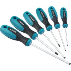 Hazet Schraubendreher-Satz 810/6PZ, 6-teilig(blau/schwarz, Rutschfester HAZET-3-Komponenten-Griff)