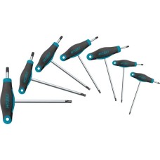 Hazet Schraubendreher-Satz 829KKT/7, mit T-Griff(blau/schwarz, 7-teilig, mit Kugelkopf)