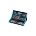 Hazet SmartCase Steckschlüssel- und Bit-Satz 2200SC-32, 59-teilig(schwarz/blau, 1/4