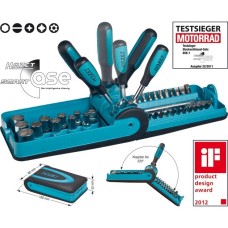 Hazet Steckschlüssel Satz 856-1, 1/4", Werkzeug-Set(im ergonomischen SmartCase)