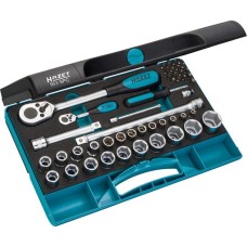 Hazet Steckschlüssel-Satz 953SPC, 1/4" und 1/2", Werkzeug-Set(47-teilig, mit zwei Umschaltknarren)