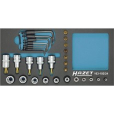 Hazet Steckschlüssel-Satz TORX® 163-192/24, Werkzeug-Set