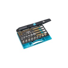 Hazet Werkzeug-Satz TORX 1557/35, 35-teilig, Steckschlüssel(1/4" + 1/2")