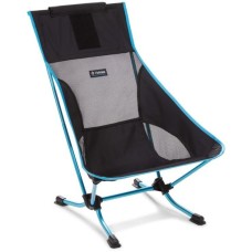 Helinox Camping-Stuhl Beach Chair 12651R2(schwarz/blau, Black)