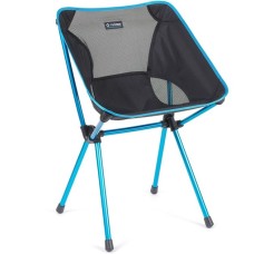 Helinox Camping-Stuhl Café Chair 14351(schwarz/blau, Black)