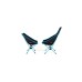 Helinox Camping-Stuhl Chair Two 12851R2(schwarz/blau, Black)