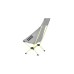 Helinox Camping-Stuhl Chair Zero Highback 10560(grau/hellgrün, Grey)