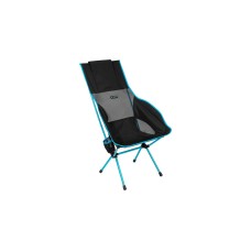 Helinox Camping-Stuhl Savanna Chair 11141(schwarz/blau, Black)