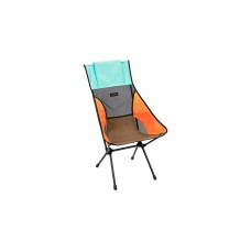 Helinox Camping-Stuhl Sunset Chair 10002804(mehrfarbig, Mint MultiBlock, Modell 2024)