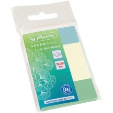 Herlitz Haft-Memos 20x50mm 4x40St., Papier(farbig sortiert)