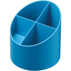 Herlitz Köcher rund intensiv blau, Ablage(blau)