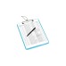 Herlitz Klemmbrett(transparent/blau)