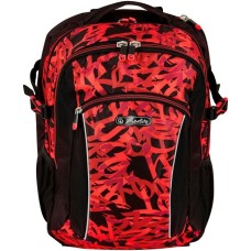 Herlitz Ultimate Graffiti, Rucksack(rot/schwarz)